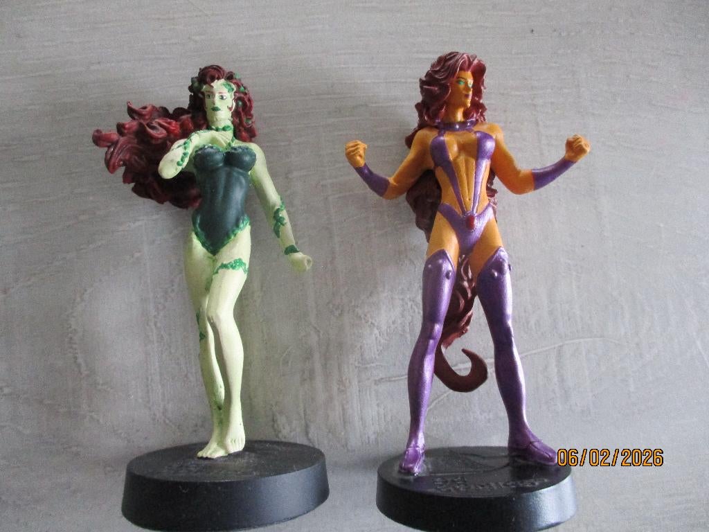 Figurines de collection DC Comics  Poison Ivy et Starfire., Collections, Statues & Figurines, Enlèvement ou Envoi, Utilisé, Fantasy
