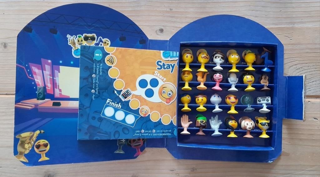 Doos Aldi Emoji verzamelfiguren - Donkerblauw, Verzamelen, Aldi, Ophalen of Verzenden