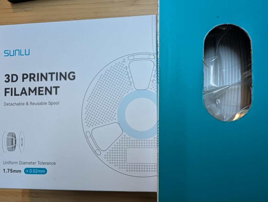 Sunlu PETG MAT high sp filament 1,75 1kg ( div. kleuren), Ophalen, Nieuw