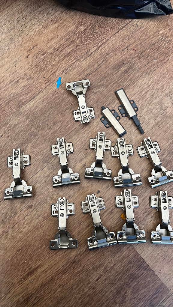 10 scharnieren IKEA, Enlèvement ou Envoi, Comme neuf, Autres matériaux, Charnière