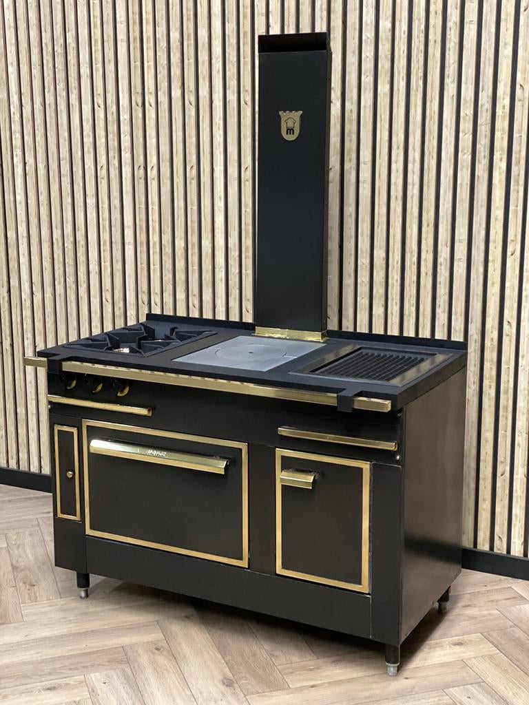 Luxe unieke Fornuis Morice + Gasoven + AFZUIGKAP, Elektronische apparatuur, Fornuizen, Vrijstaand, Gas