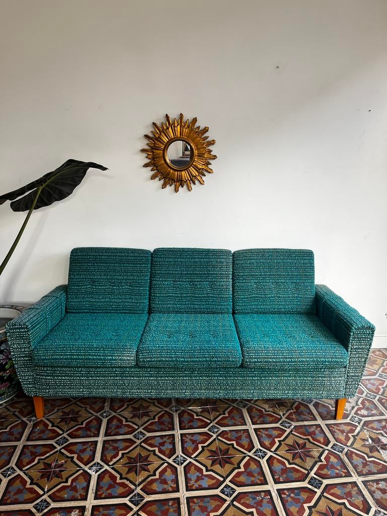 Canapé trois places vintage, Maison & Meubles, Canapés | Sofas & Chaises Longues, Comme neuf, Enlèvement