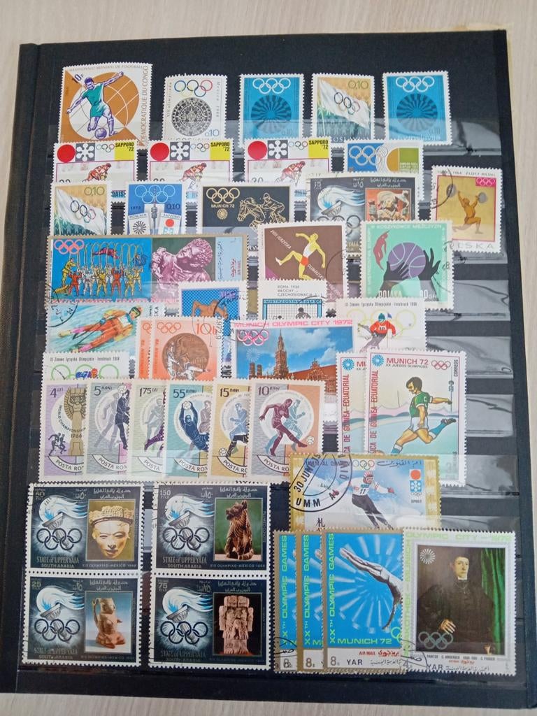Timbres sur les Jeux Olympiques (lot 1118), Enlèvement ou Envoi