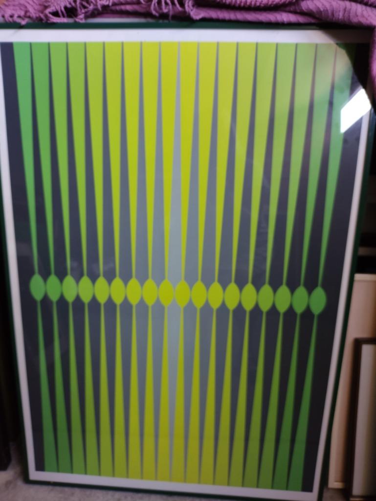 Kunstwerken litho's vintage popart modern Miodrag, Antiquités & Art, Enlèvement