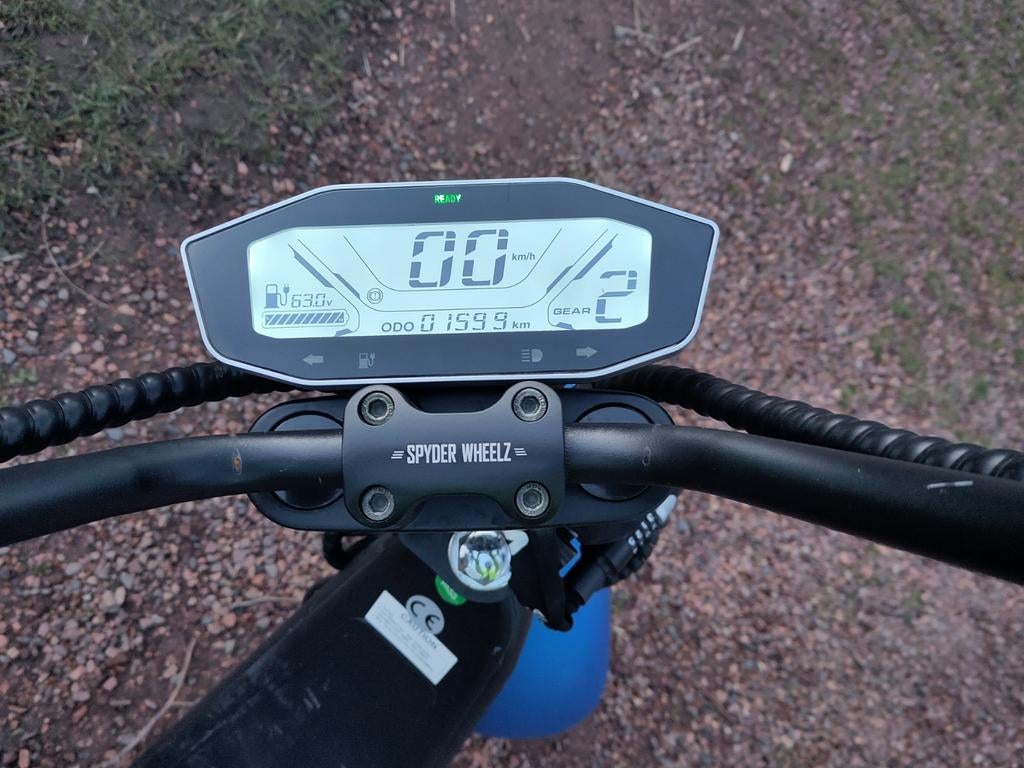 E-Chopper Spyder Wheelz – bleu – 1600 km, Chopper