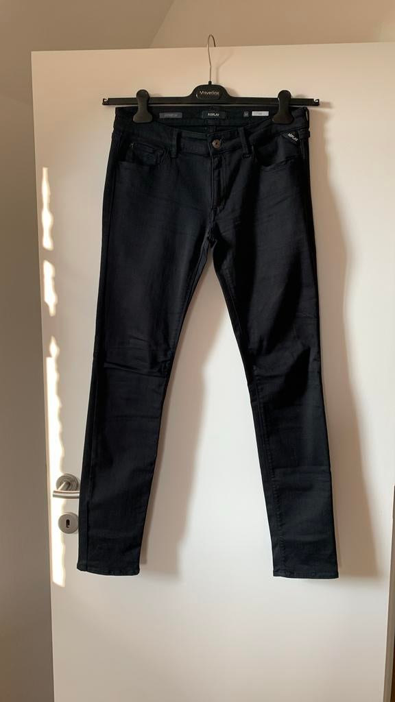 Jeans Replay, maat 32/32, zwart, in perfecte staat, Zwart, Replay, Ophalen of Verzenden, Zo goed als nieuw