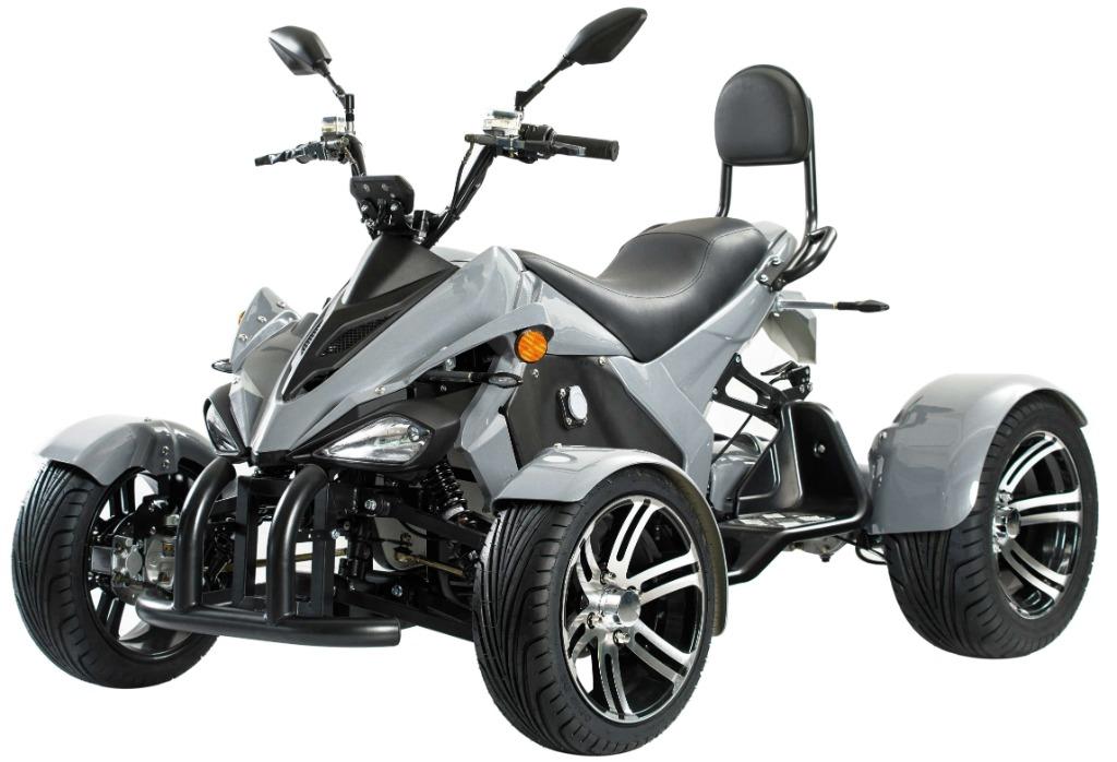 SPY RACING Quad met kenteken autorijbewijs 4000W Nardo Grey, Plus de 35 kW, 4000 cm³, 1 cylindre