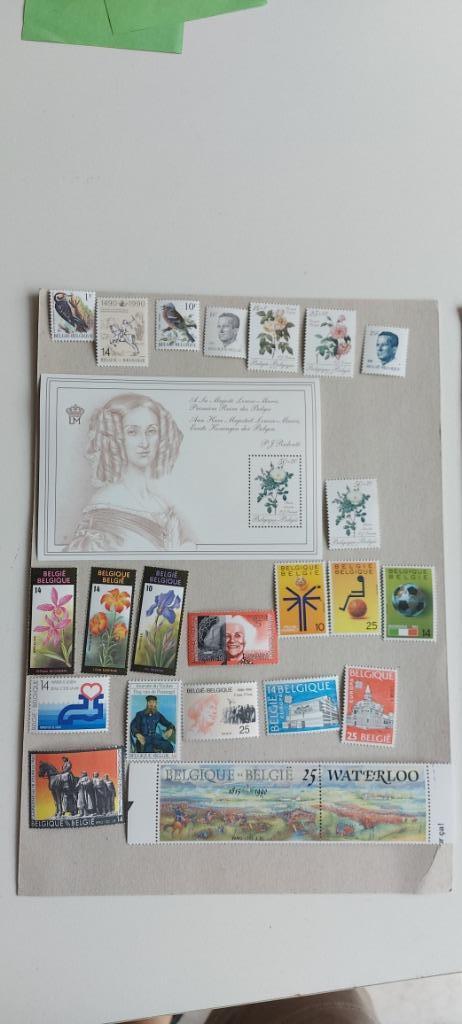 postzegels postfris België jaargang 1990, Postzegels en Munten, Postzegels | Europa | België, Ophalen of Verzenden, Zonder stempel