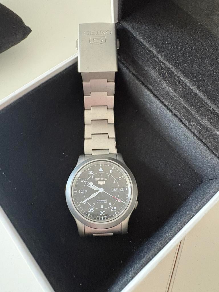 Montre seiko 5 snk 809k2, Enlèvement, Comme neuf, Seiko