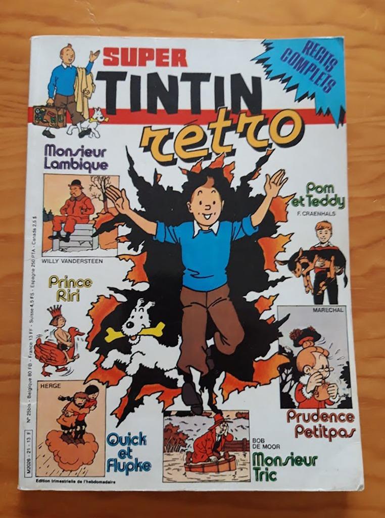 SUPER Tintin Retro 1983 trimestrielle - Editons du Lombard, Boeken, Stripverhalen, Zo goed als nieuw, Eén stripboek, Verzenden