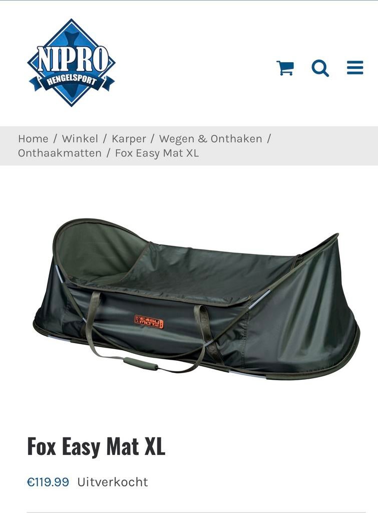 FOX EASY MAT XL, Ophalen of Verzenden, Gebruikt, Overige typen