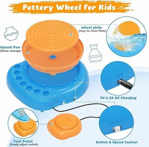 Tour de poterie pour enfants | LIVRAISON GRATUITE, Neuf, -, -, TINGING YULI