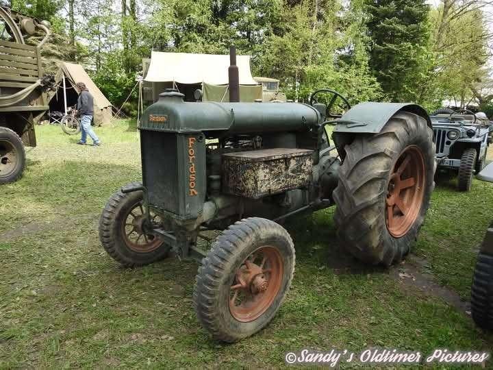 Tractor fordson n, Ophalen, Gebruikt