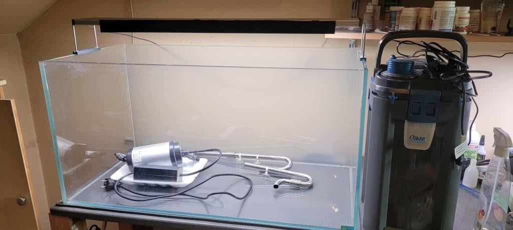 ILA 90 x 45 x 45 cm Optic White, Dieren en Toebehoren, Ophalen, Gebruikt, Leeg aquarium