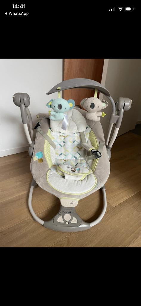 Schommel baby, Kinderen en Baby's, Wipstoeltjes, Ophalen, Gebruikt, Wipstoel, Met gordel(s) of riempje(s)