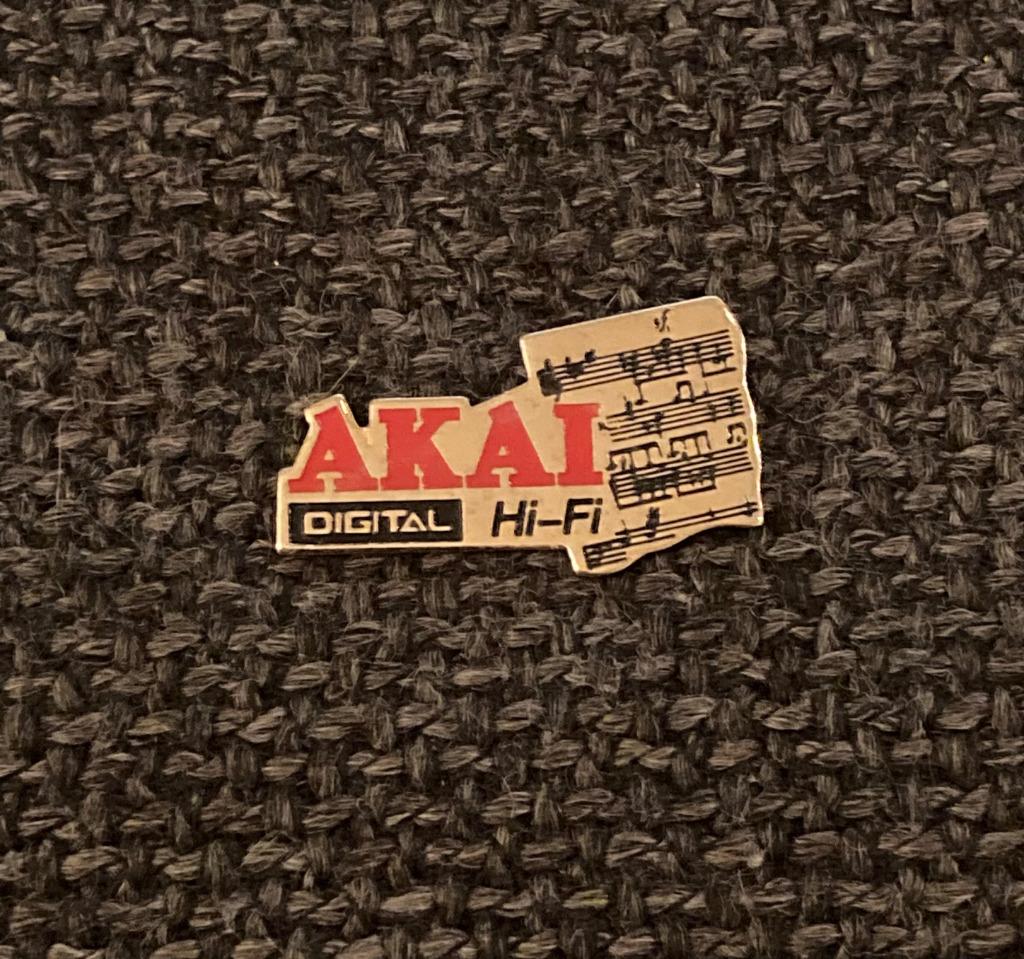 PIN - AKAI - DIGITAL HI-FI, Verzenden, Gebruikt, Merk, Speldje of Pin