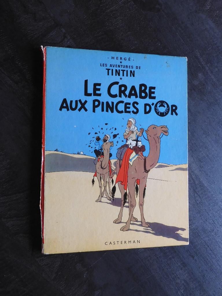 TINTIN vintage BD, Enlèvement ou Envoi, Série complète ou Série, Utilisé, Hergé