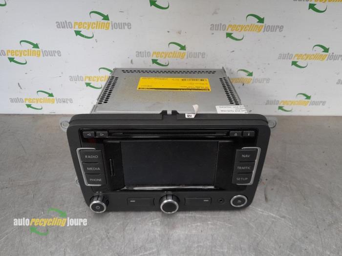 Radio CD Speler van een Volkswagen Touran, Gebruikt, -, Volkswagen, -