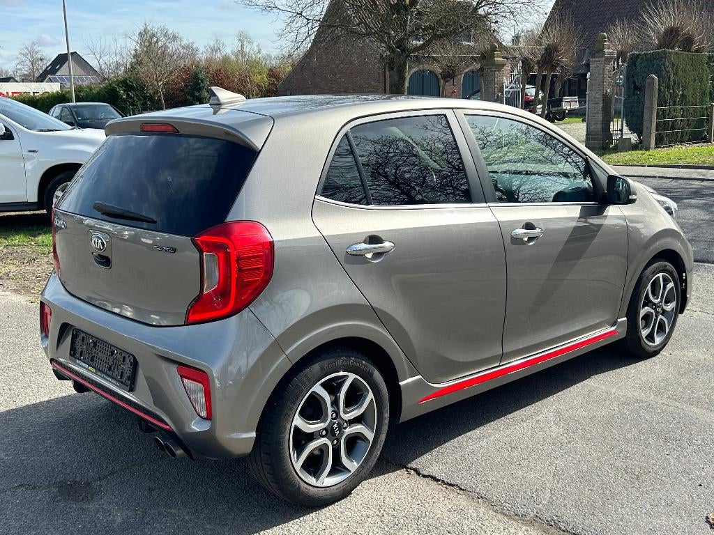 Kia Picanto 1.0i, 2019, 105.905km, Full Opt., Keuring V VRKP, Auto's, Kia, Voorwielaandrijving, Stof, Zwart, Bedrijf