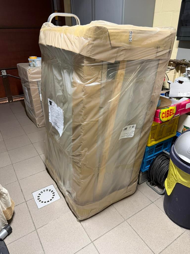 Jysk Vejlby bedbank, 150 cm ou plus, 200 à 250 cm, Tissus, Neuf