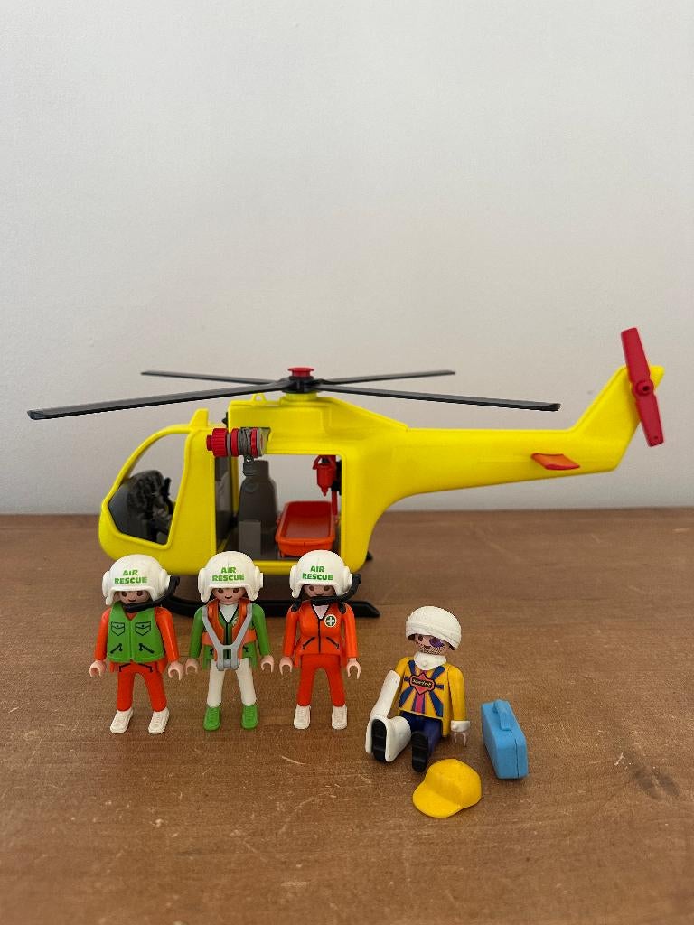 Playmobil - Reddingshelikopter 3845, Enlèvement, Utilisé, Ensemble complet