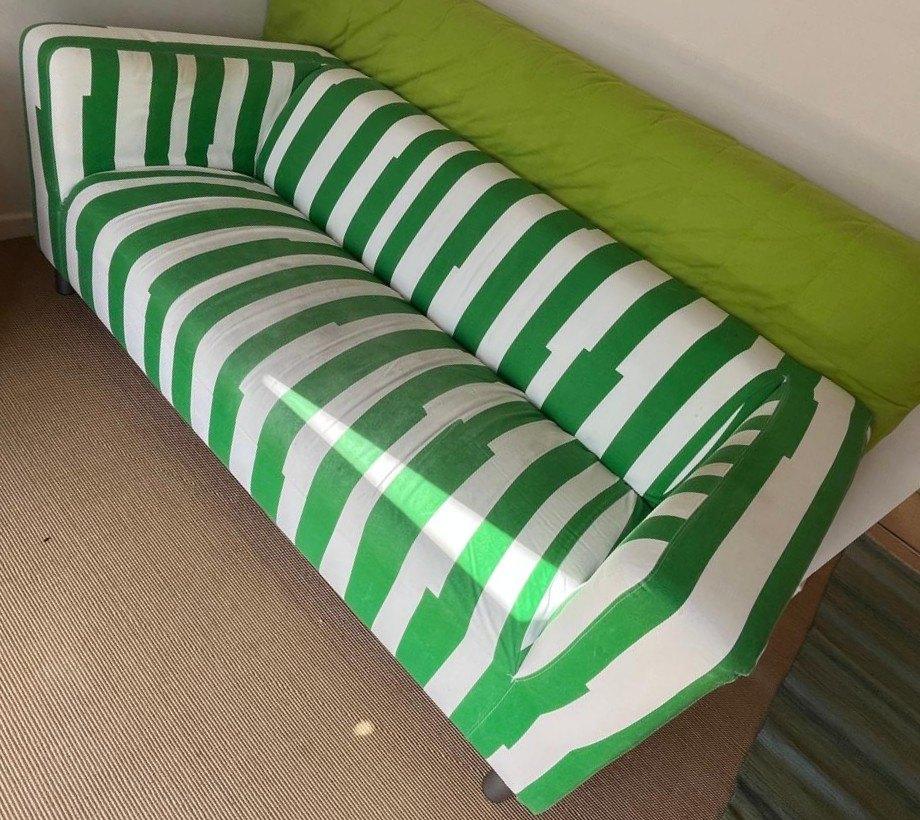 Klippan tweezitter, Huis en Inrichting, Ophalen, Gebruikt, Overige materialen, Minder dan 75 cm