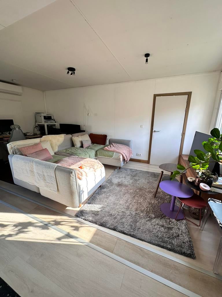 Woonunit/wooncontainer (2-3 slaapk)–90 m², Caravans en Kamperen, Overige Caravans en Kamperen, Gebruikt, Ophalen