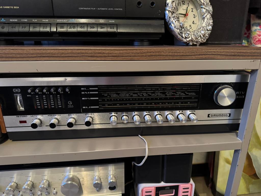 Grundig RTV 380 vintage receiver uit jaren 70, Ophalen, Zo goed als nieuw