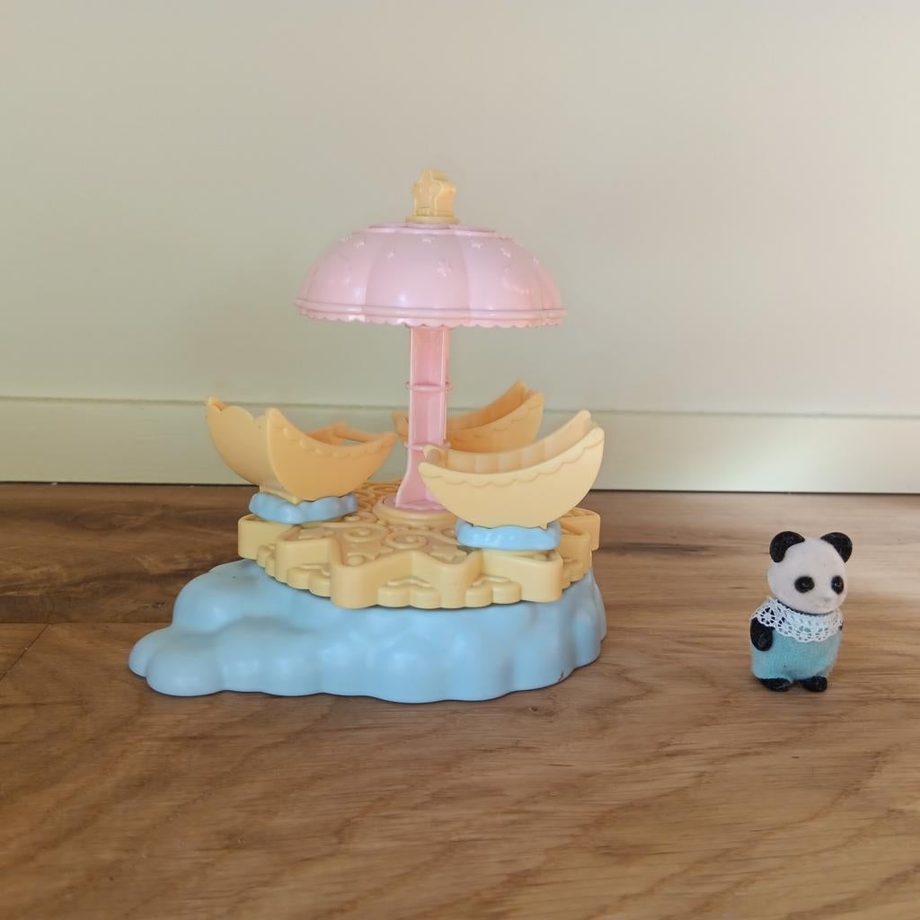 Sylvanian- le carrousel étoilé (5539), Enlèvement, Comme neuf, Accessoires