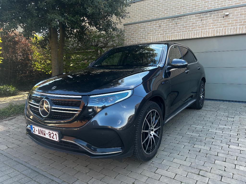 Mecedes EQC 400 4 matic AMG, Auto's, Automaat, 1800 kg, Overige kleuren, Leder