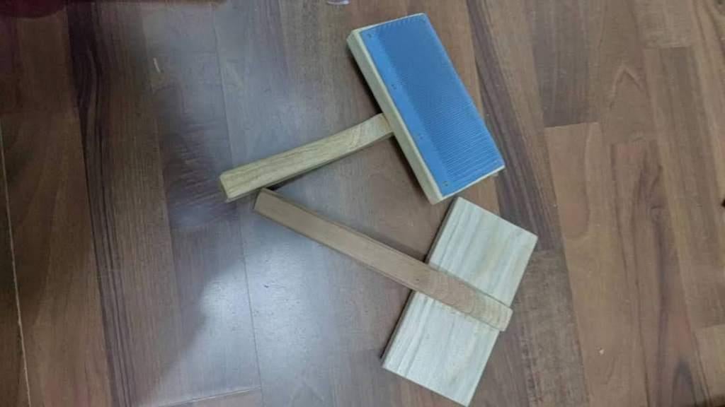 Nouveaux pinceaux à carder et à carder à la main., Hobby & Loisirs créatifs, Rouets & Filature, Enlèvement ou Envoi, Neuf