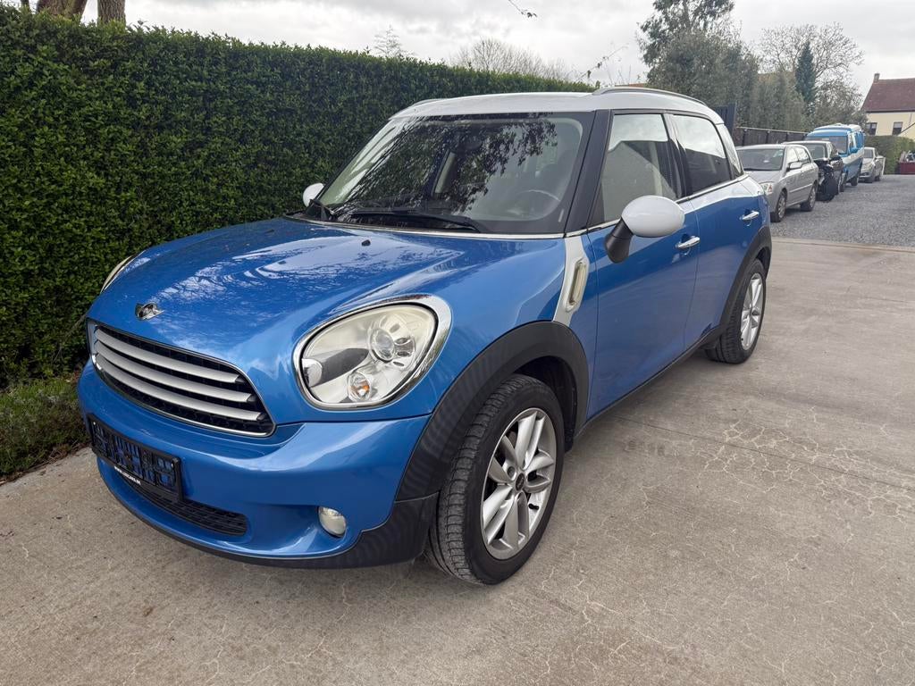 Mini Countryman *handelaar of export*, Auto's, Mini, Voorwielaandrijving, Euro 5, Lederen bekleding, Zwart