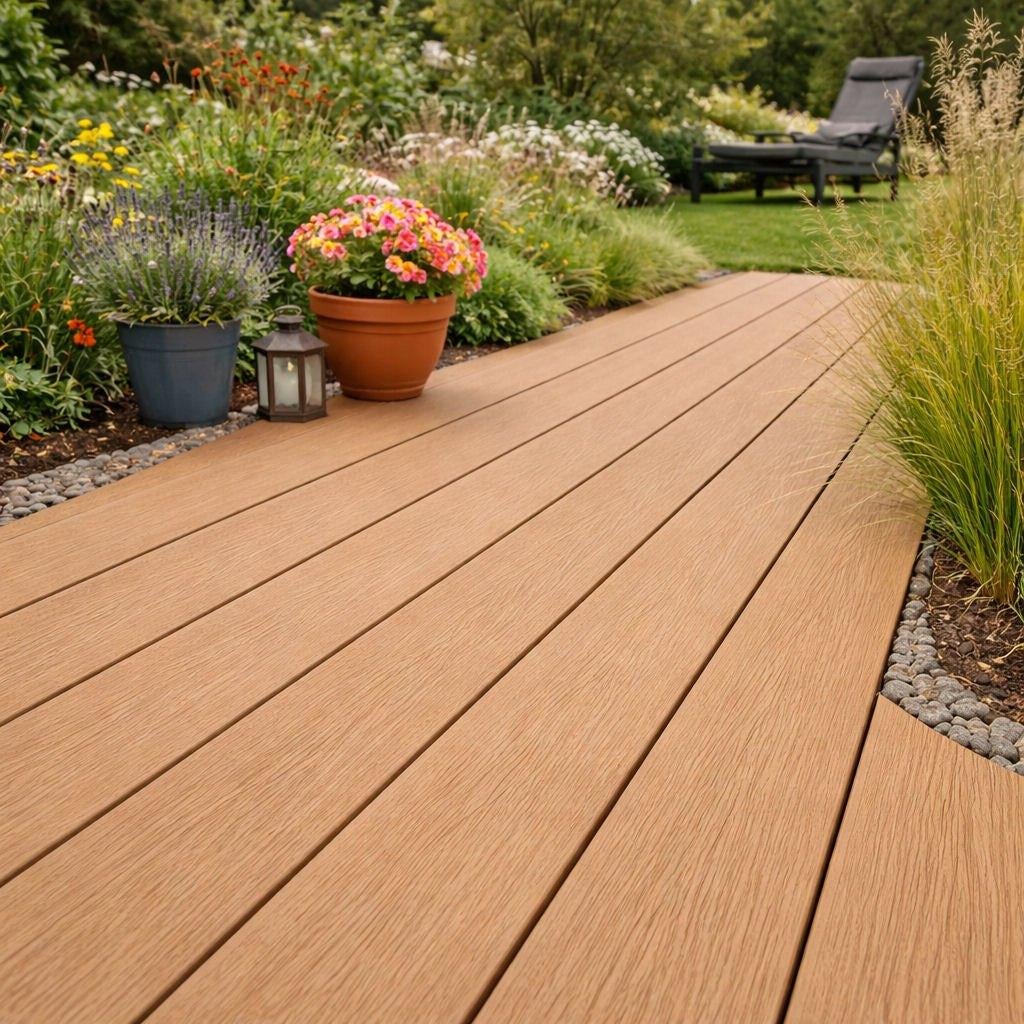 COMPOSIET VLONDERPLANKEN - DUMPPRIJS! €6,95 p/m | OP=OP, Tuin en Terras, Ophalen, Composiet