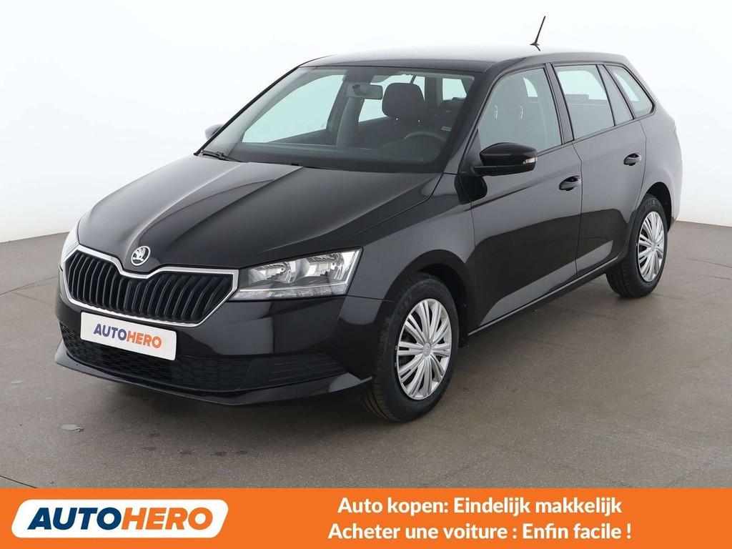 Skoda Fabia 1.0 MPI Active (bj 2019), Auto's, Voorwielaandrijving, Stof, Zwart, 1079 kg