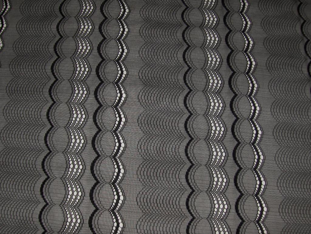 Dentelle noire nylon. 26 m x 1 m pour 8€, Ophalen of Verzenden, Nieuw, Kant