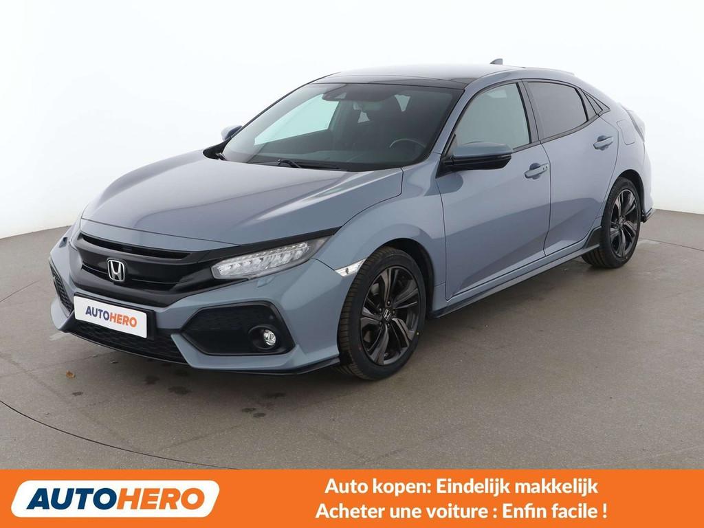 Honda Civic 1.5 VTEC Sport Plus (bj 2019), Auto's, Honda, Voorwielaandrijving, Euro 6, 134 kW, Zilver of Grijs