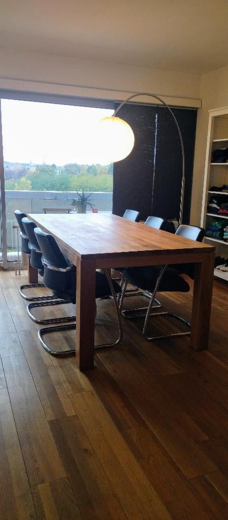 6 chaises de table à manger en cuir, Comme neuf, Enlèvement, Cinq, Six Chaises ou plus, Cuir