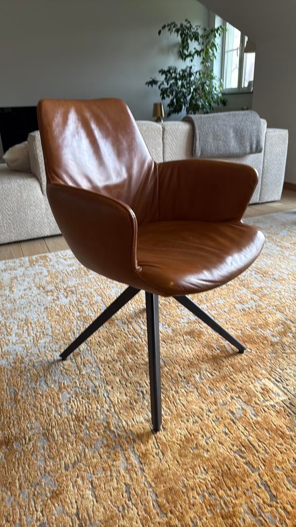 4 Leren Maple stoelen van Bert Plantagie, Maison & Meubles, Enlèvement, Comme neuf