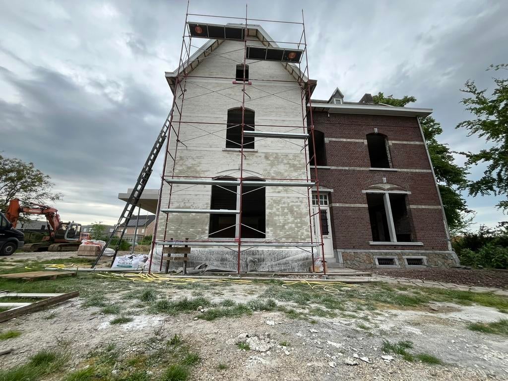 Étagère de façade 100m2, Bricolage & Construction, Échafaudages, Enlèvement, Utilisé, Échafaudage de façade, 5 mètres de hauteur ou plus