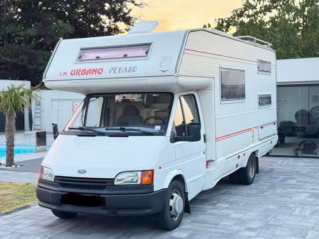 Ford transit 2.5 Turbo diesel ** 128.000 km ** Servo **, Caravans en Kamperen, Mobilhomes, Ford, Douche, Bedrijf, Ford