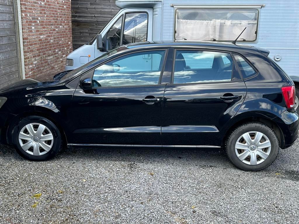Polo 6r 2009, Auto's, Voorwielaandrijving, Stof, Zwart, Zwart