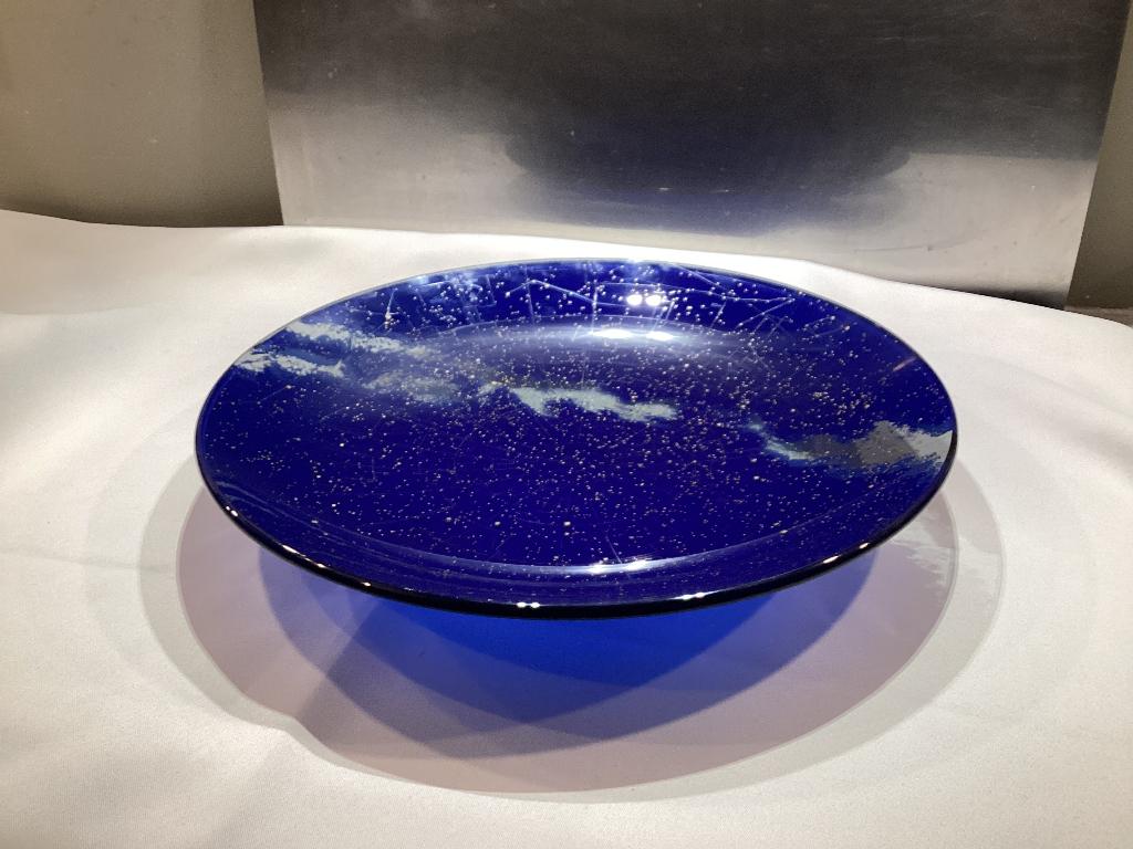 Schaal in glas Melkweg. 178/E., Huis en Inrichting, Woonaccessoires | Schalen en Manden, Schaal, Glas, Ophalen