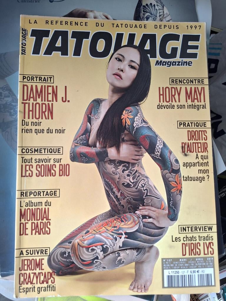 Lot magasines Tatouage, Boeken, Tijdschriften en Kranten, Ophalen