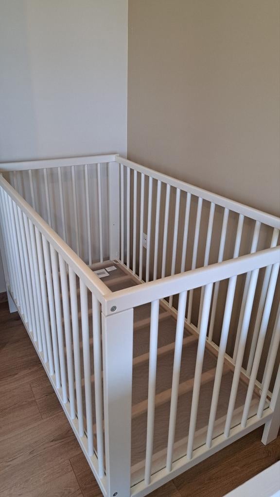 Babybed Gulliver Ikea, Ophalen, Gebruikt, Rechthoekig, In hoogte verstelbaar