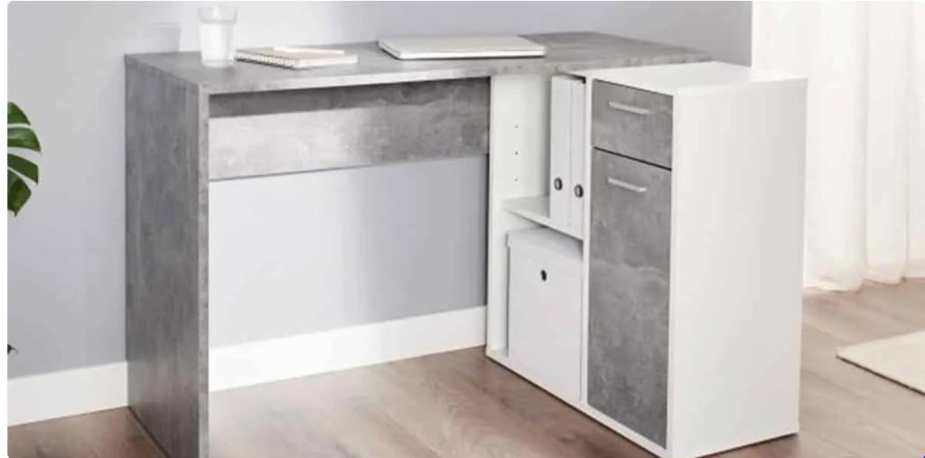 Bureau avec caisson modulable certifié PEFC, Enlèvement, Comme neuf