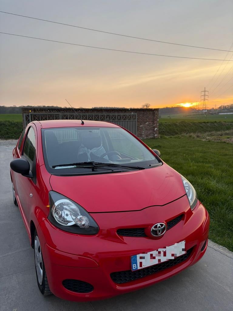Toyota aygo 2009, Auto's, Voorwielaandrijving, 4 zetels, 50 kW, Zwart