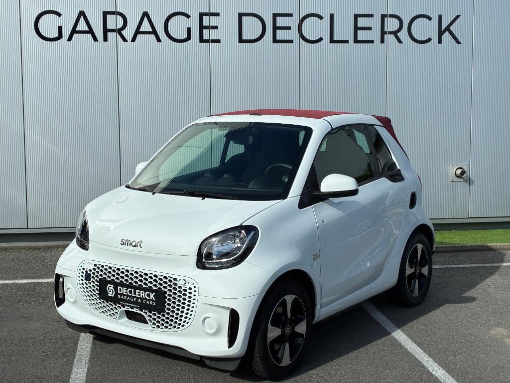 Smart EQ CABRIO, Auto's, Automaat, Zwart, Cabriolet, Wit