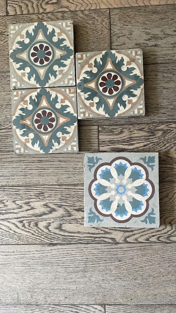 Carreaux anciens décoratifs, Antiquités & Art, Enlèvement