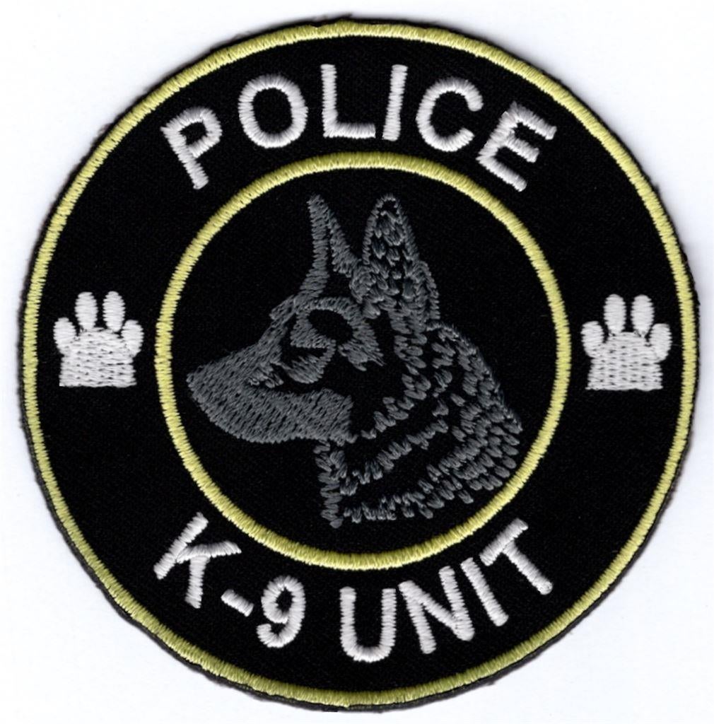 K9 Politie honden unit stoffen opstrijk patch embleem #1, Verzenden, Nieuw