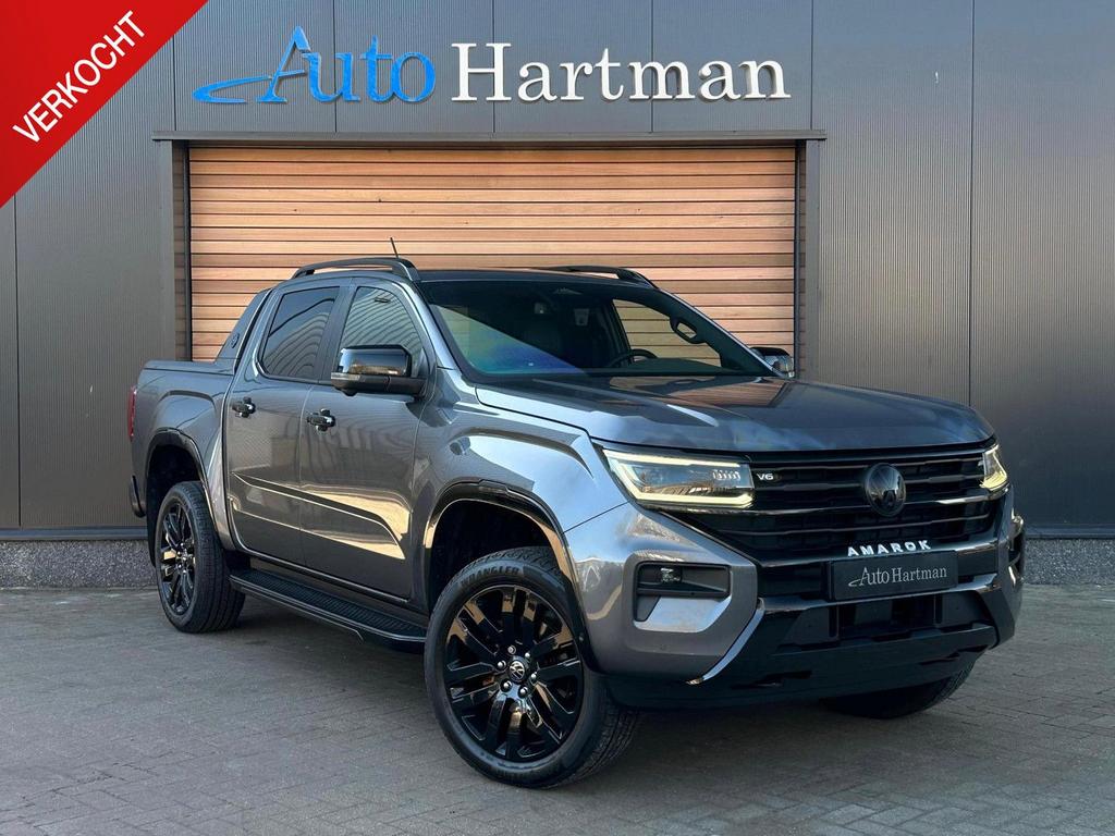 Volkswagen Amarok 3.0 TDI V6 4Motion Aventura HARMANKARDON|A, Auto's, Automaat, Navigatiesysteem, Zwart, Bedrijf